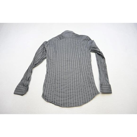 Hugo Boss Dress Shirt Slim Fit Striped Luxury Button Up Mens Sz Medium - Picture 8 of 8